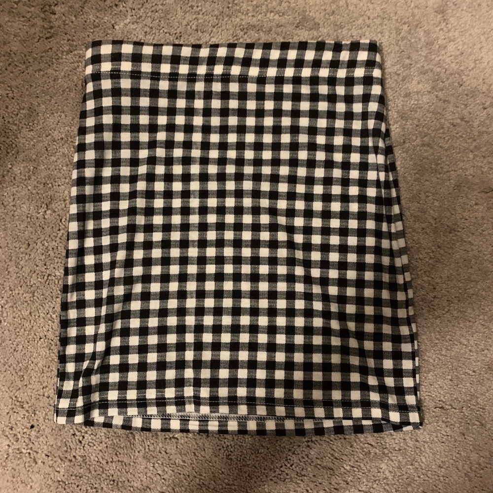 Checkered skirt
